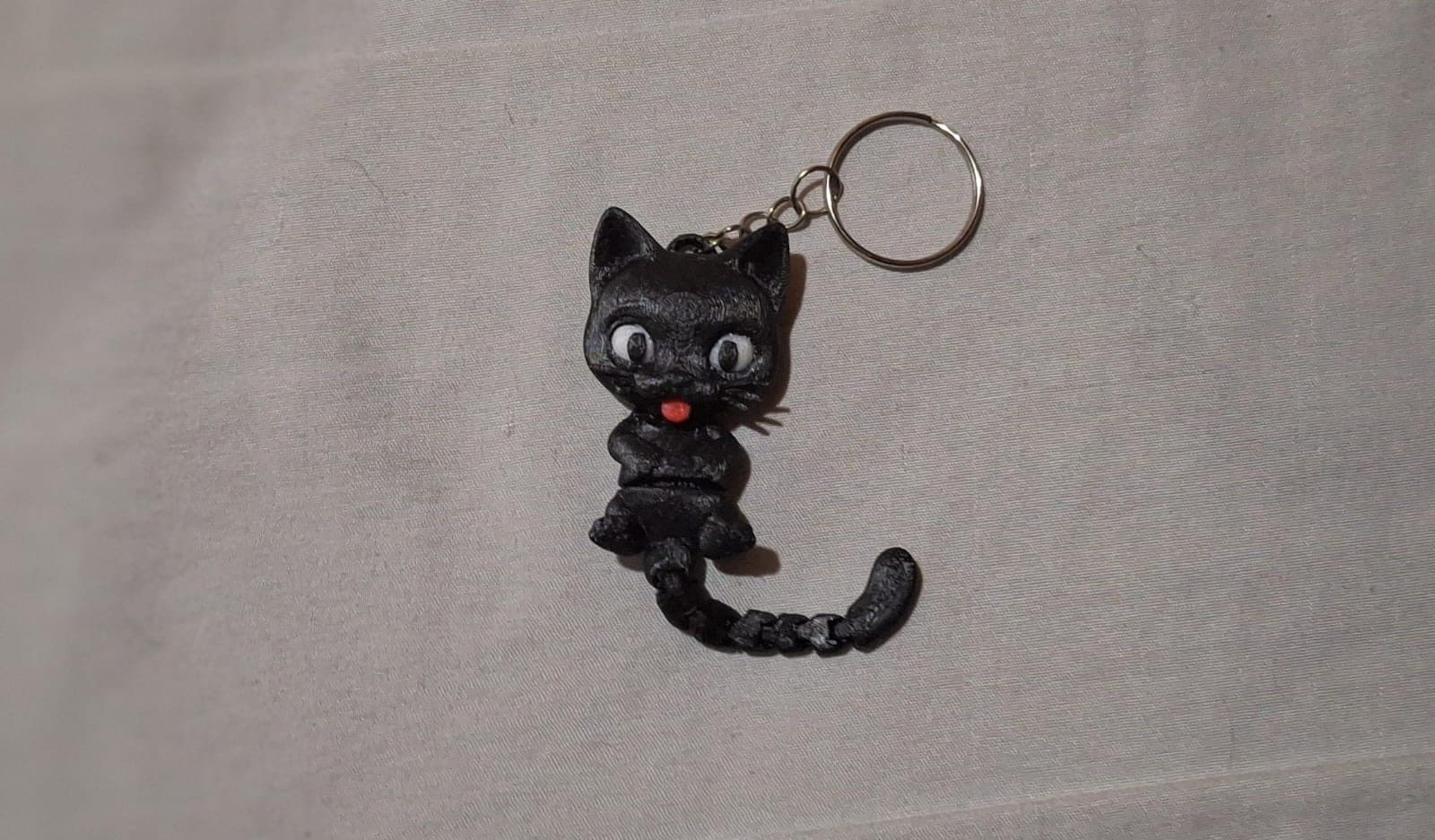 Gato - Mini Llavero Flexi Articulado